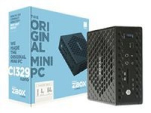 ZOTAC ZBOX CI329 nano mini-PC Barebone N4100 Intel UHD Graphics 600 2xDDR4-2400 SODIMM Slot 1 x2.5Zoll SATA 6.0 Gbps HDD/SSD